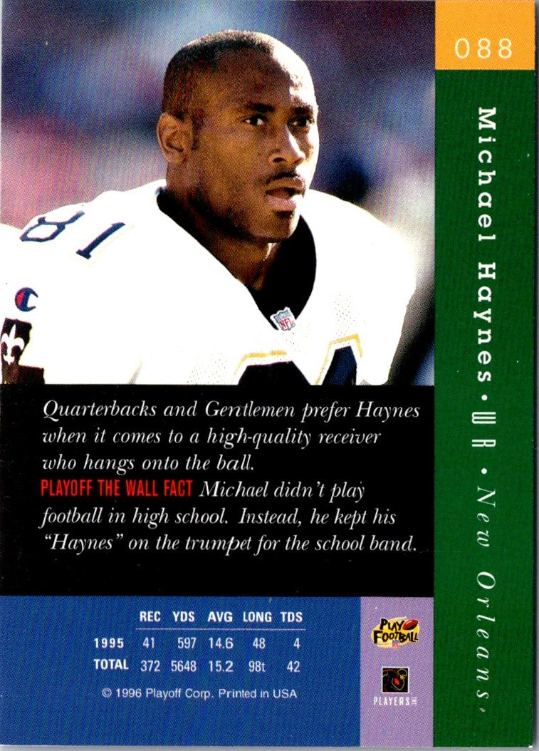 1996 Playoff Absolute Michael Haynes
