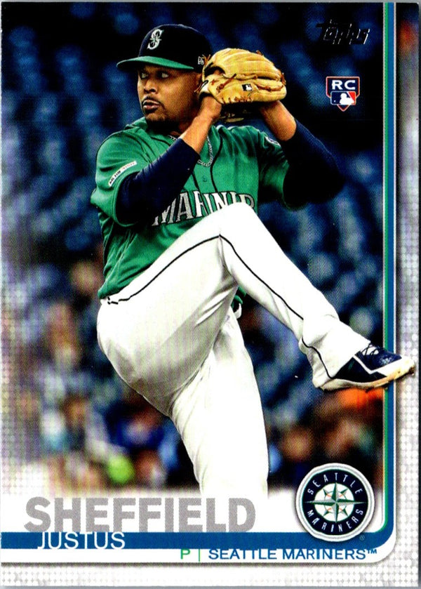 2019 Topps Update Justus Sheffield #US123 Rookie