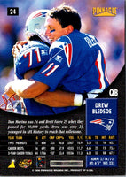 1996 Pinnacle Drew Bledsoe #24