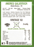 1998 Fleer Tradition Vintage Andres Galarraga