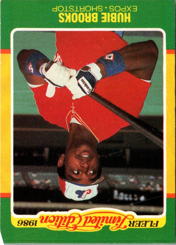 1986 Fleer Limited Edition Hubie Brooks #7