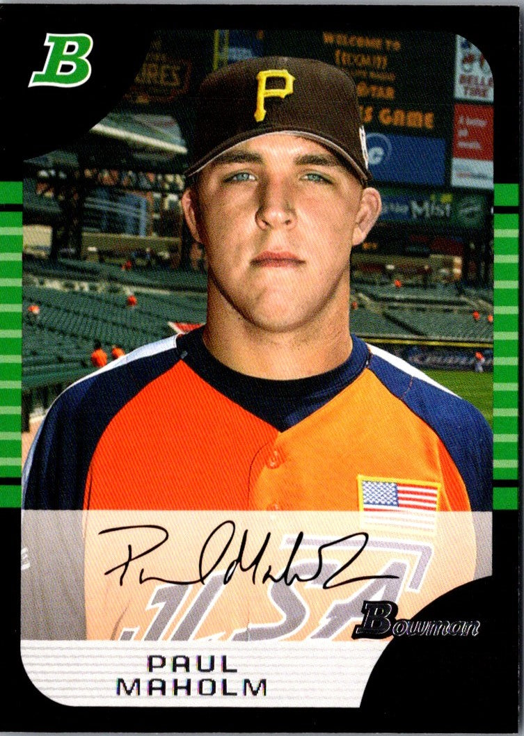 2005 Bowman Chrome Draft Picks & Prospects Paul Maholm