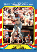 1987 Fleer Limited Edition Dave Winfield