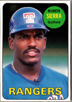 1990 Baseball Card Magazine '69 Topps Replicas Ruben Sierra #40