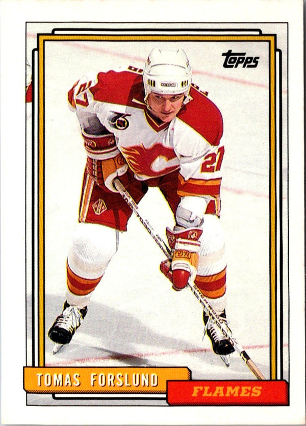 1992 Topps Tomas Forslund #186