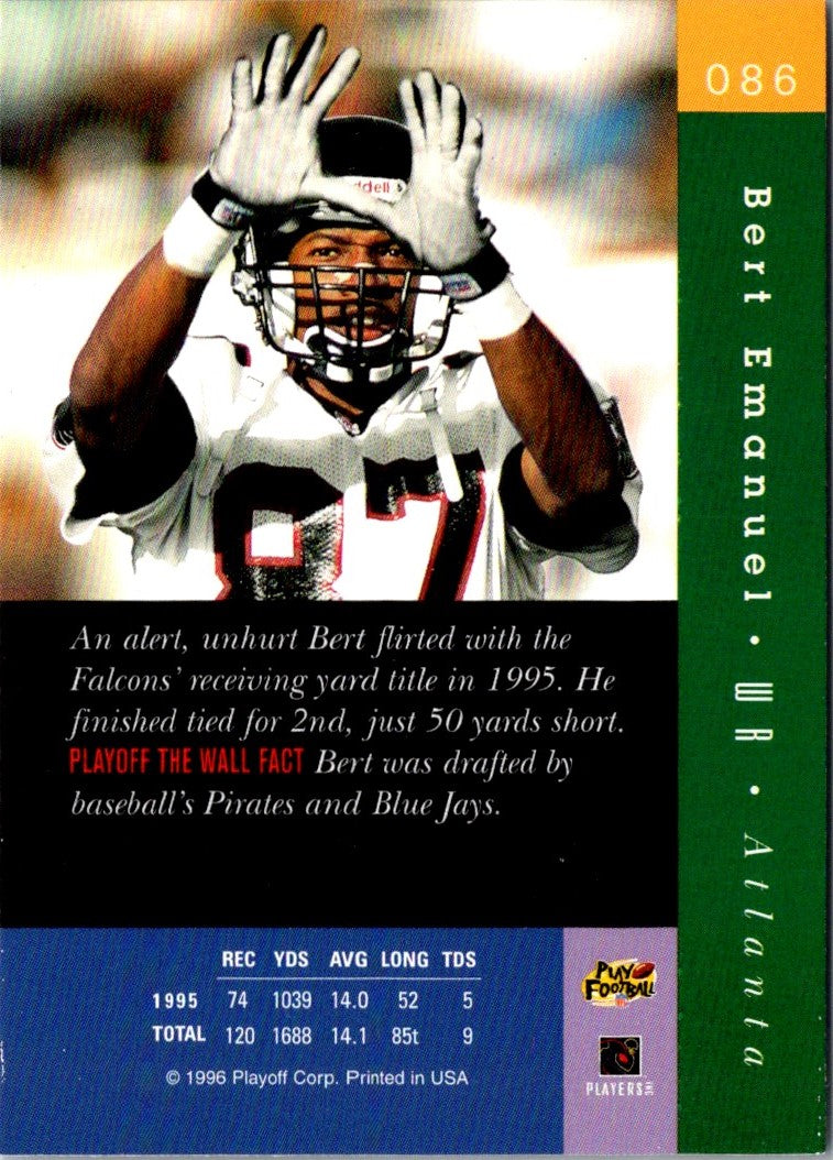 1996 Playoff Absolute Bert Emanuel