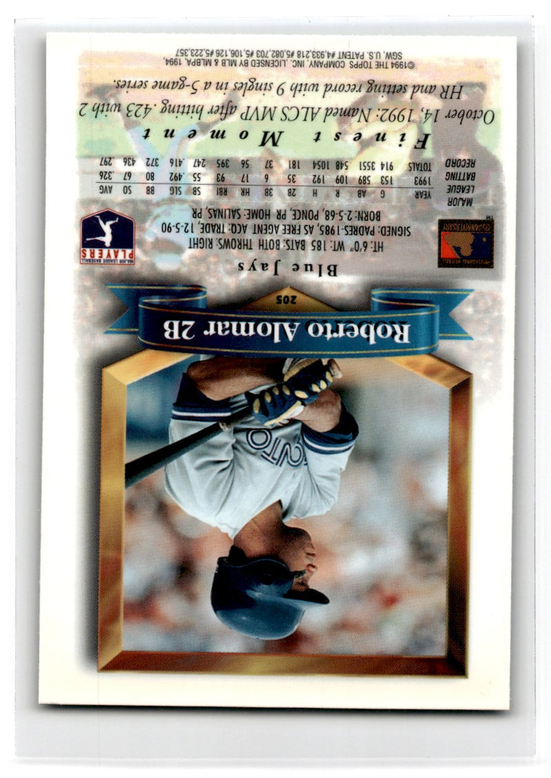 1994 Finest Roberto Alomar