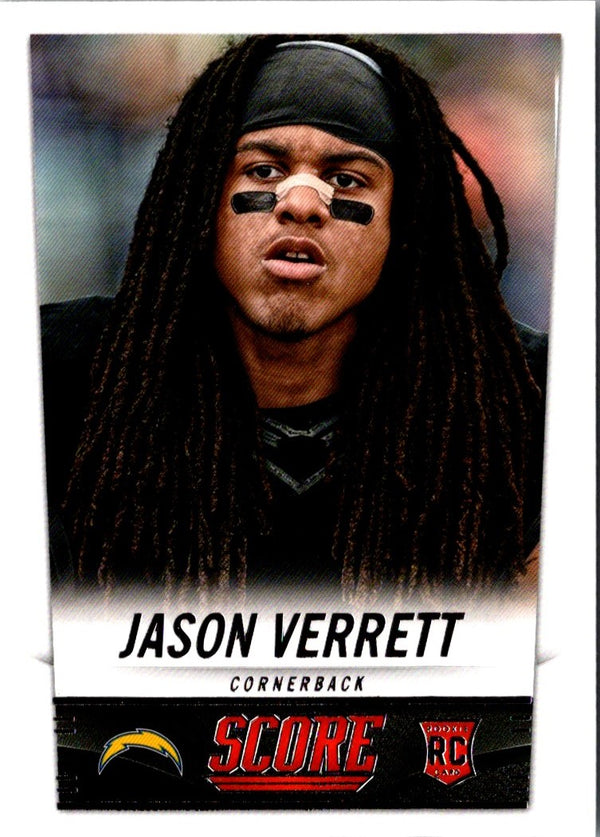 2014 Score Jason Verrett #381 Rookie