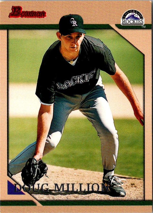 1996 Bowman Doug Million #218