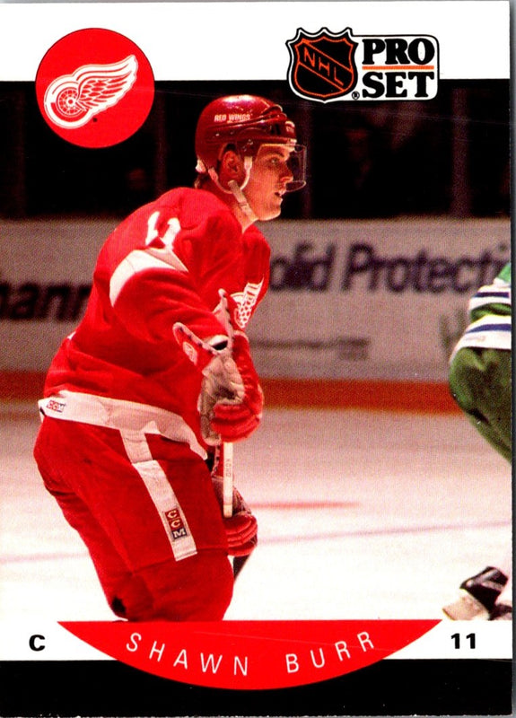 1990 Pro Set Shawn Burr #66A