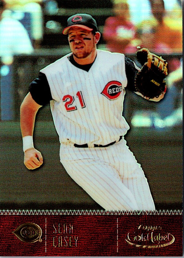 2001 Leaf Certified Materials Sean Casey #59