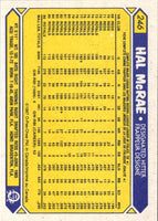 1987 O-Pee-Chee Hal McRae #246