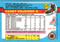 1991 O-Pee-Chee Randy Velischek #377