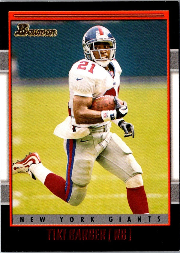 2001 Bowman Tiki Barber #55