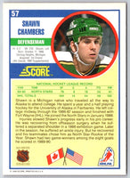 1990 Score Shawn Chambers #57