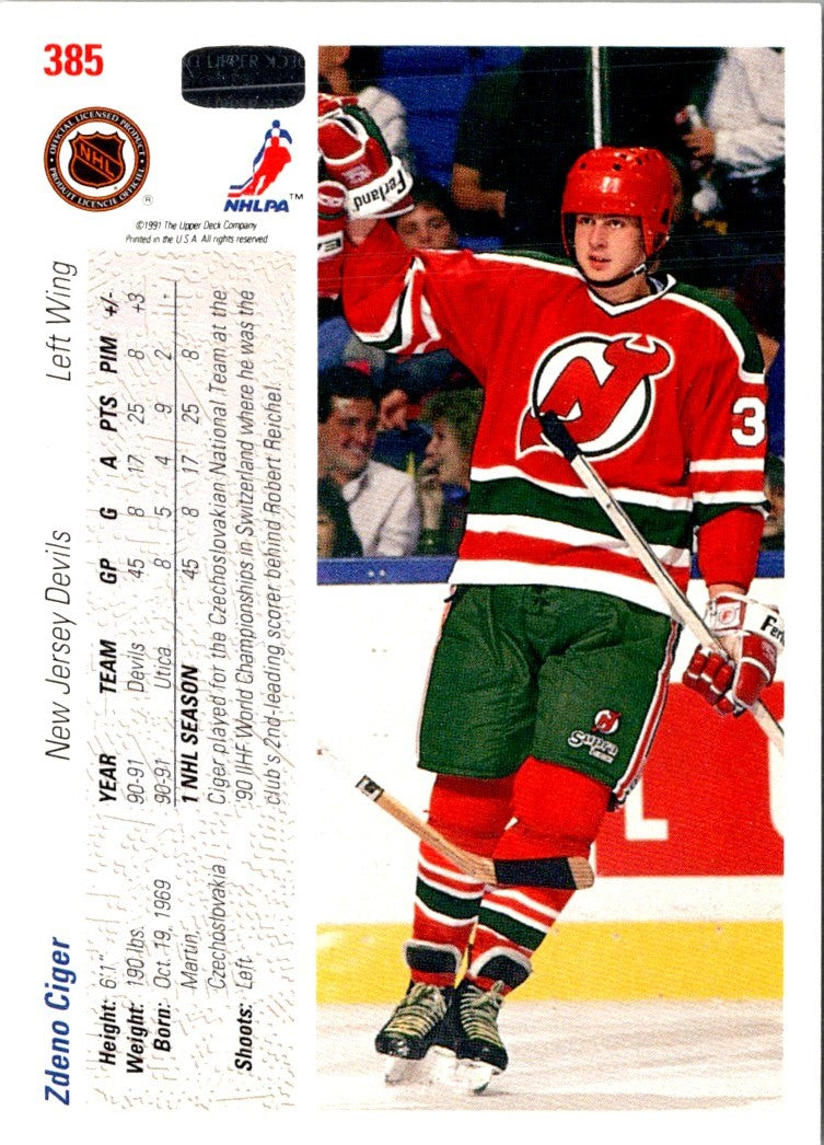 1991 Upper Deck Zdeno Ciger