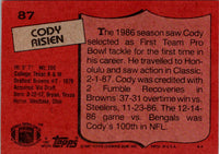 1987 Topps Cody Risien #87