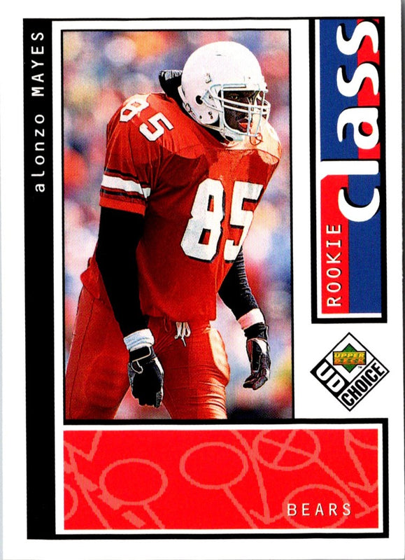 1998 UD Choice Alonzo Mayes #210 Rookie