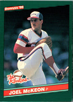 1986 Donruss The Rookies Joel McKeon #55