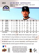 2008 Upper Deck First Edition Jeremy Affeldt