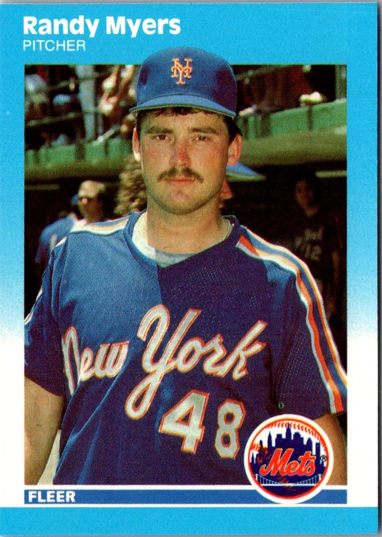 1987 Fleer Update Glossy Randy Myers