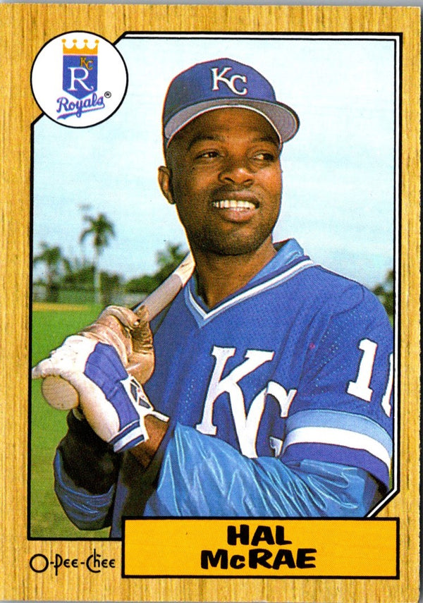 1987 O-Pee-Chee Hal McRae #246