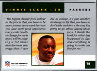 1991 Pro Line Portraits Vinnie Clark #18 Rookie