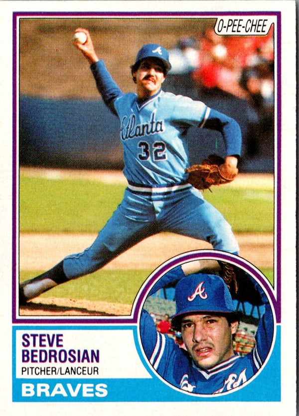 1983 O-Pee-Chee Steve Bedrosian #157