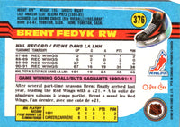 1991 O-Pee-Chee Brent Fedyk #376