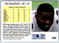 1990 Proset Eric Wilkerson #709