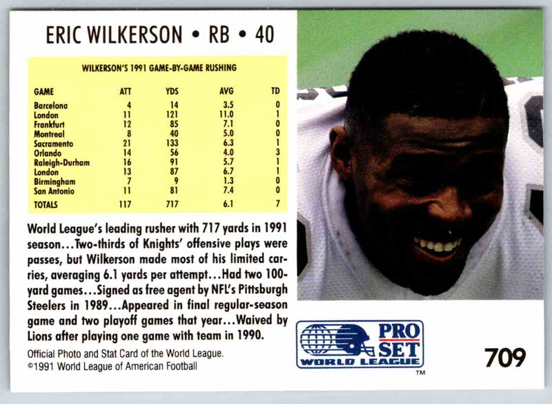 1990 Proset Eric Wilkerson