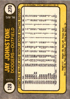 1981 Fleer Jay Johnstone #128