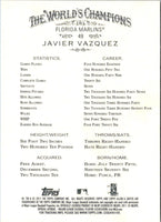 2011 Topps Allen & Ginter Javier Vazquez #49