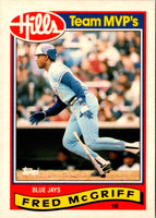 1989 Topps Hills Team MVP's Fred McGriff #20