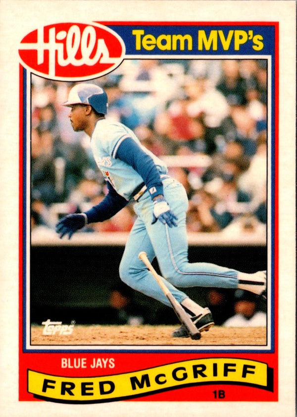 1989 Topps Hills Team MVP's Fred McGriff #20