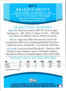 2008 Bowman Prospects Braedyn Pruitt