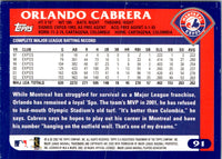 2003 Topps Orlando Cabrera #91