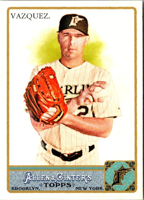 2011 Topps Allen & Ginter Javier Vazquez #49