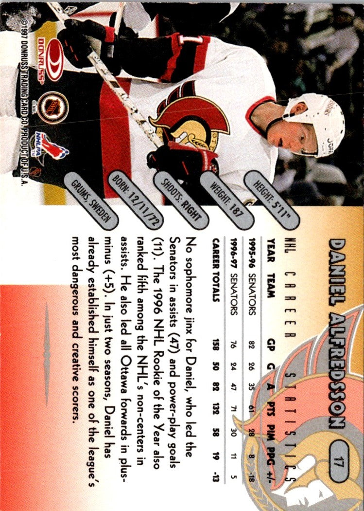 1997 Donruss Daniel Alfredsson