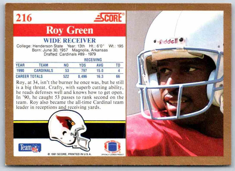 1991 Score Roy Green