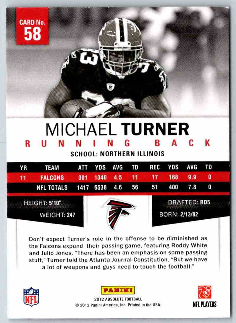 2012 Absolute Michael Turner