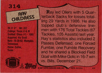 1987 Topps Ray Childress #314 NM+