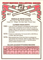 1981 Donruss Ron Davis #467