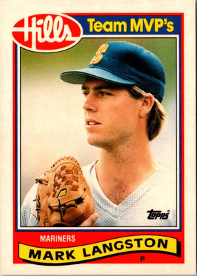 1989 Topps Hills Team MVP's Mark Langston #19