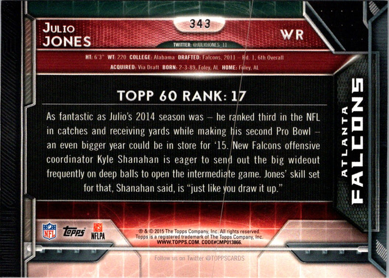 2015 Topps Julio Jones