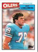 1987 Topps Ray Childress