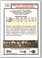1992 Topps Nolan Harrison #549 Rookie