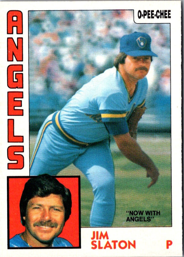 1984 O-Pee-Chee Jim Slaton #104