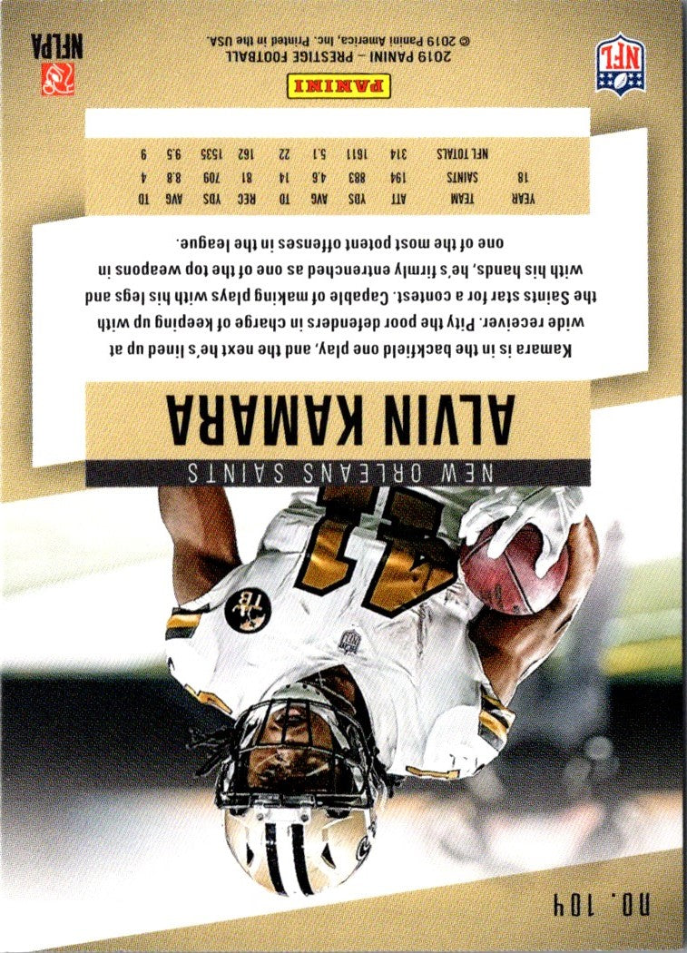 2018 Panini Alvin Kamara