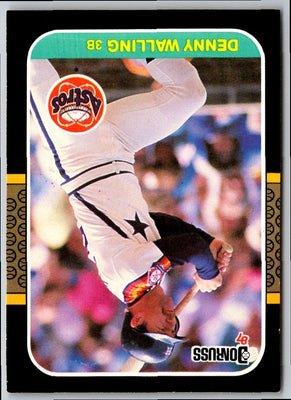 1986 Donruss Denny Walling #136